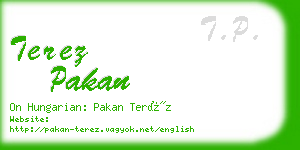 terez pakan business card